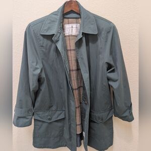 London Fog Dusty Green Trench Coat
